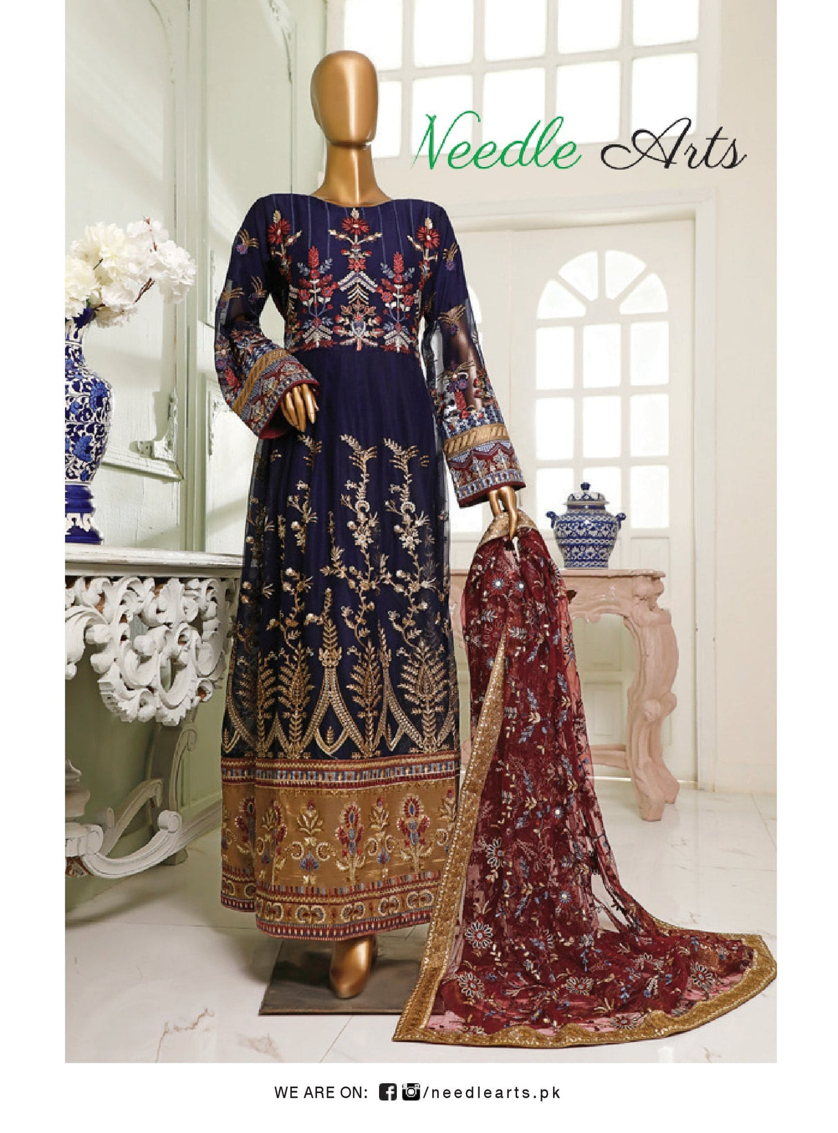 NEEDLE ARTS CHIFFON COLLECTION -100% Original Guaranteed