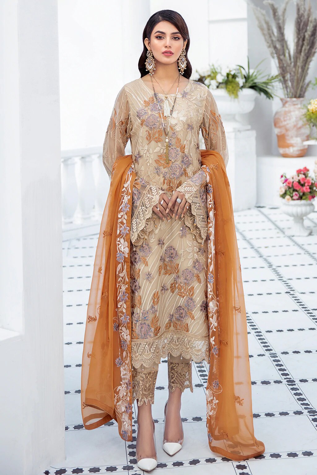 Ramsha Luxury Chiffon Embroidered Collection -100% Original Guaranteed