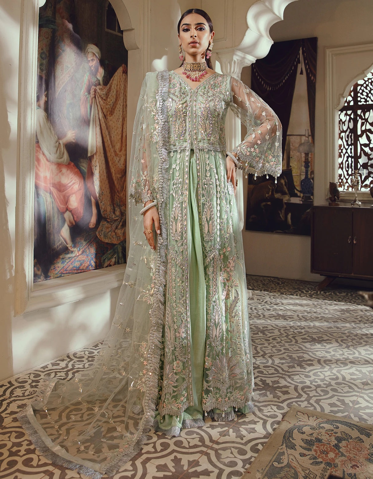 Belle Robe by Emaan Adeel Luxury Chiffon Embroidered Collection 100% Original Guaranteed