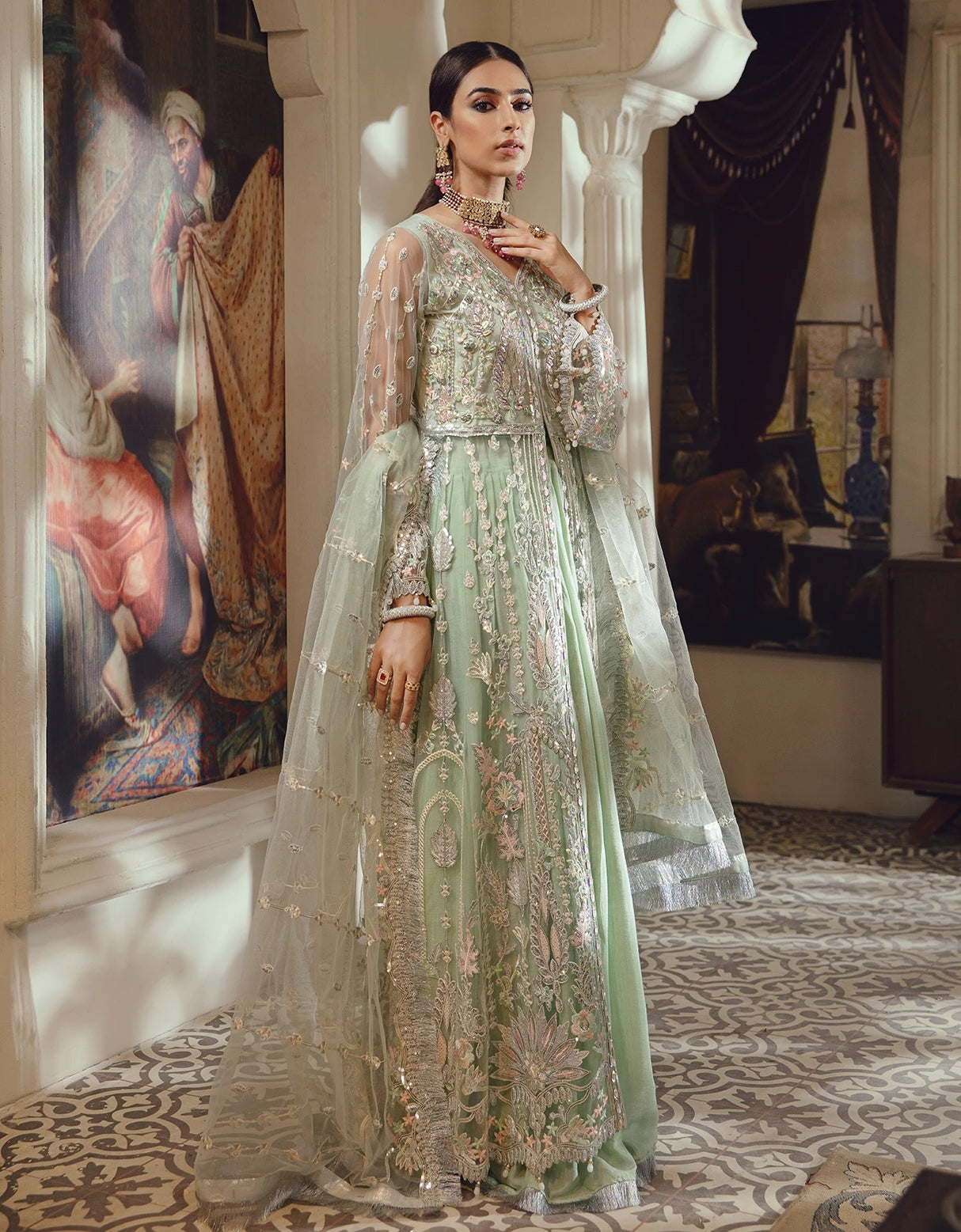 Belle Robe by Emaan Adeel Luxury Chiffon Embroidered Collection 100% Original Guaranteed