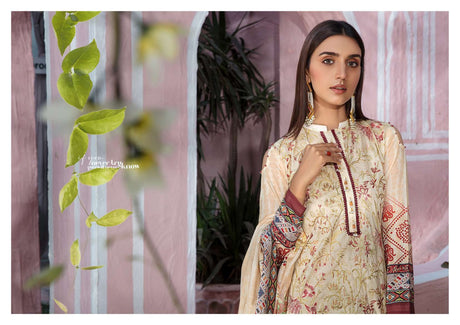 Mother Collection By Binaas Embroidered Lawn 2021 -100% Original Guaranteed