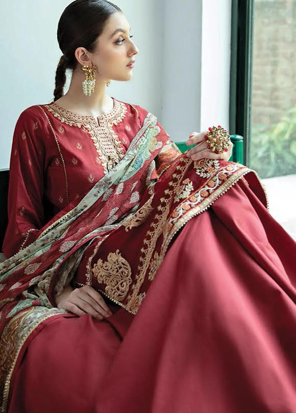 Aabyaan Embroidered Lawn Collection-100% Original Guaranteed
