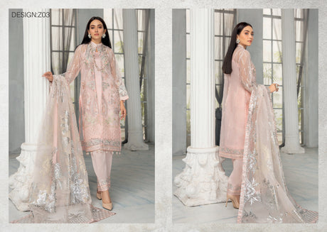 Zuha By Zylish Book Chiffon Collection -100% Original Guaranteed