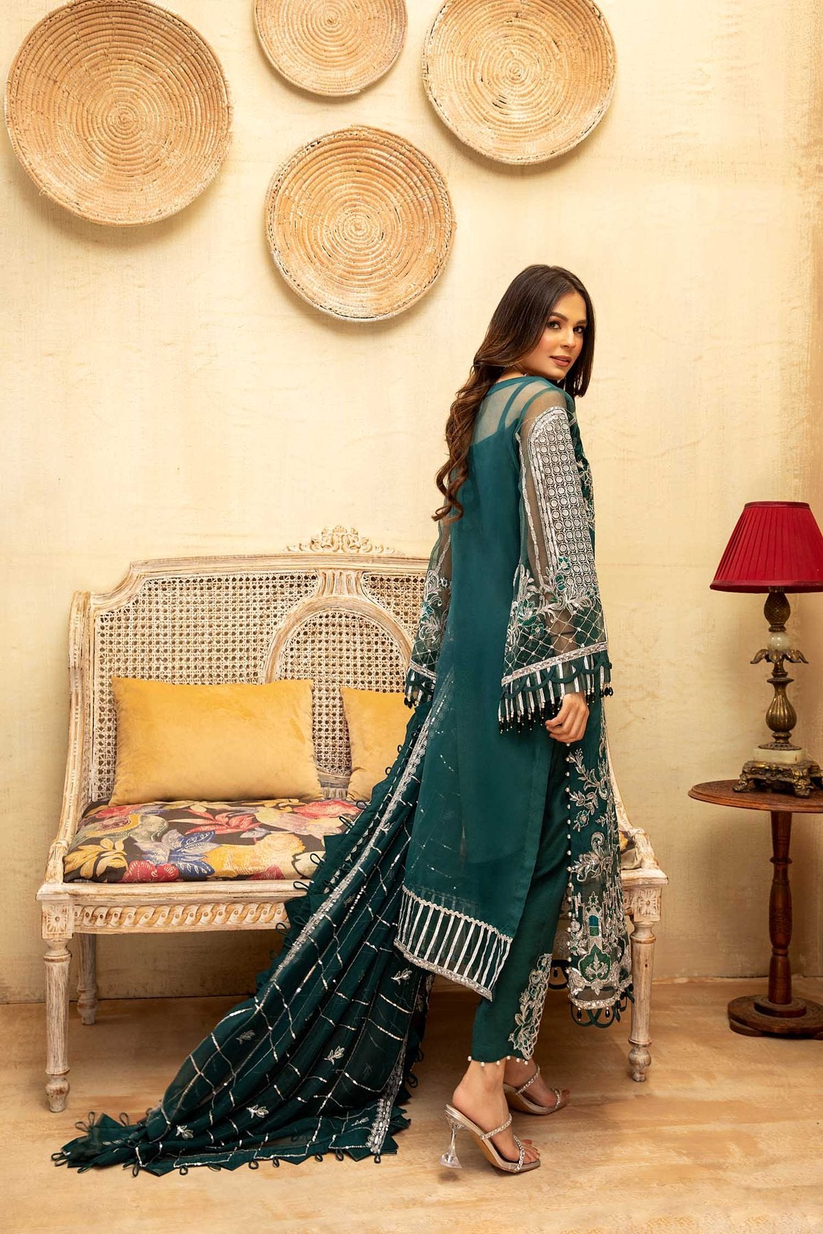 Lamore Organza Collection by Adan’s Libas Chiffon Collection 2021 -100% Original Guaranteed