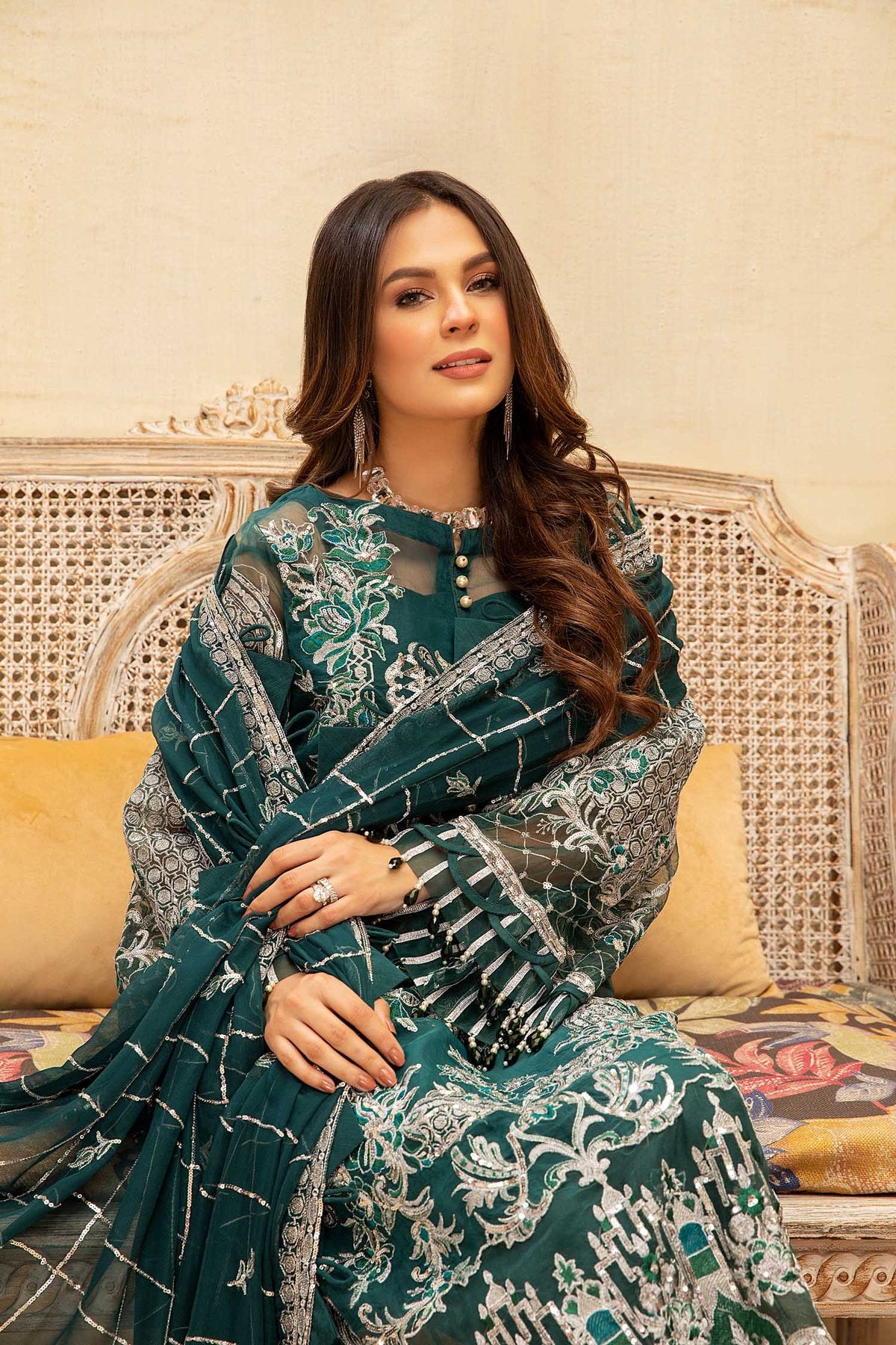 Lamore Organza Collection by Adan’s Libas Chiffon Collection 2021 -100% Original Guaranteed