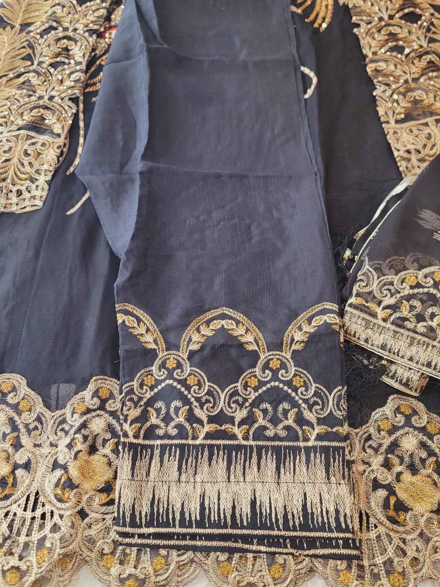 Pakistani Stitched Embroidery Party Wear Dresses Ready To Ship