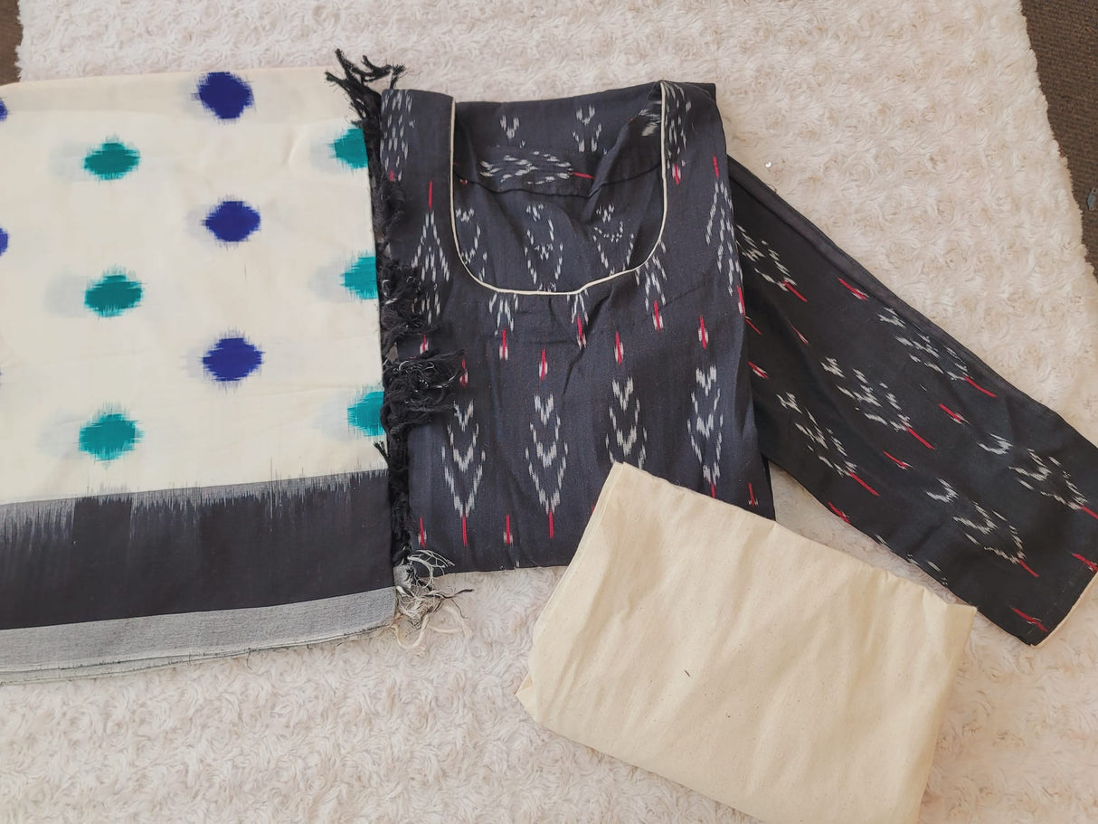 Handloom Ikkat Salwer Kamiz