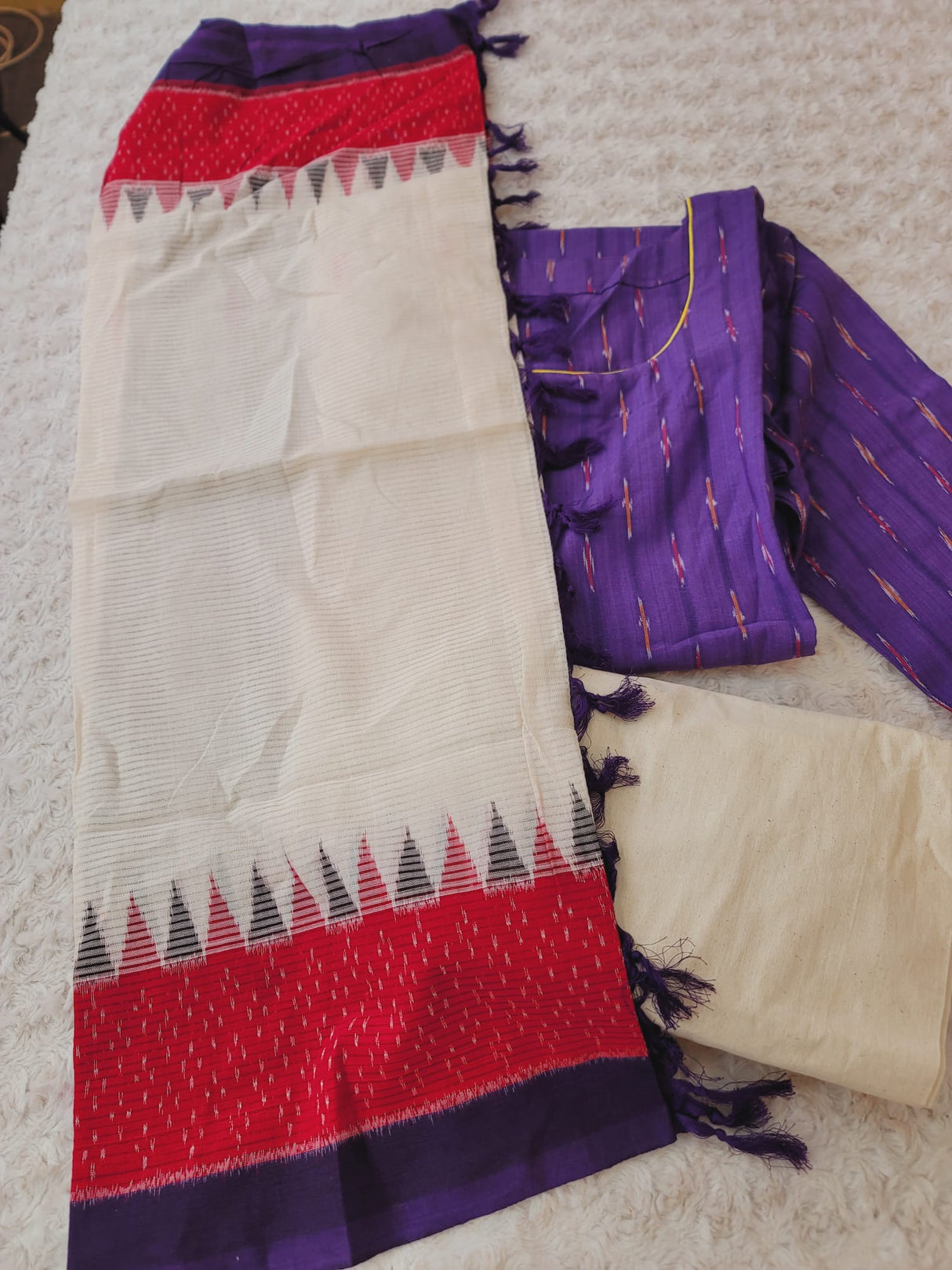 Handloom Ikkat Salwer Kamiz