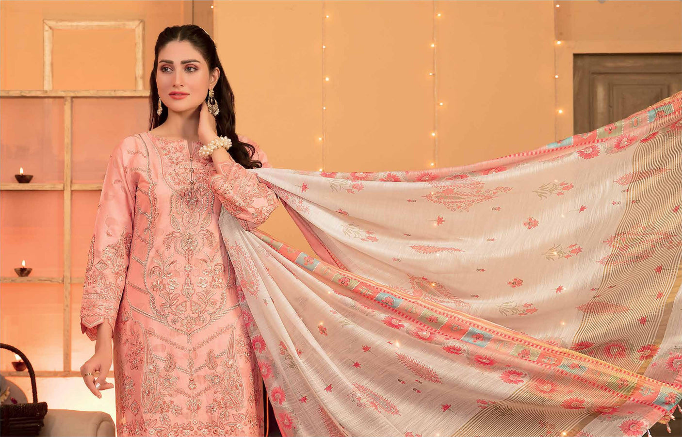 Festive Luxury by Tawakkal Embroidered Lawn Collection 2021 -100% Original Guaranteed