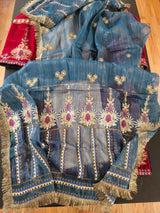 Pakistani Stitched Embroidery Party Wear Dresses Ready To Ship