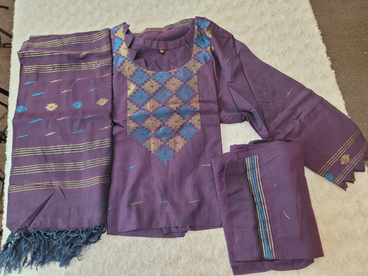 Bangladeshi Jamdani salwar kamiz