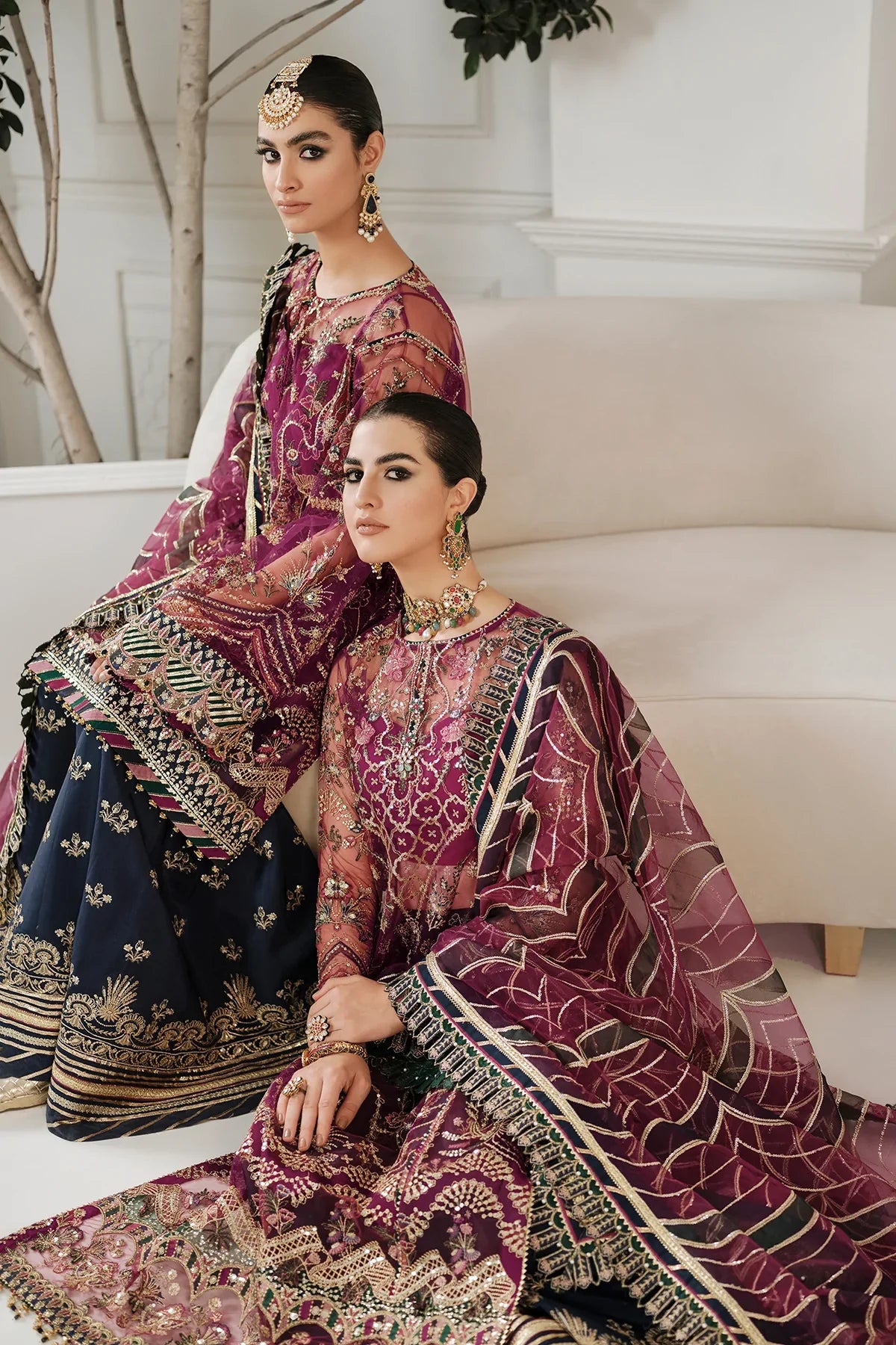 Chantelle - Embroidered Chiffon By Baroque Luxury Collection 100% Original