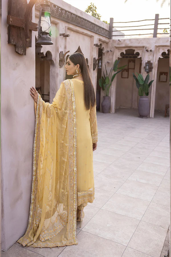 Johra Gold Luxury Chiffon Collection 100% Original