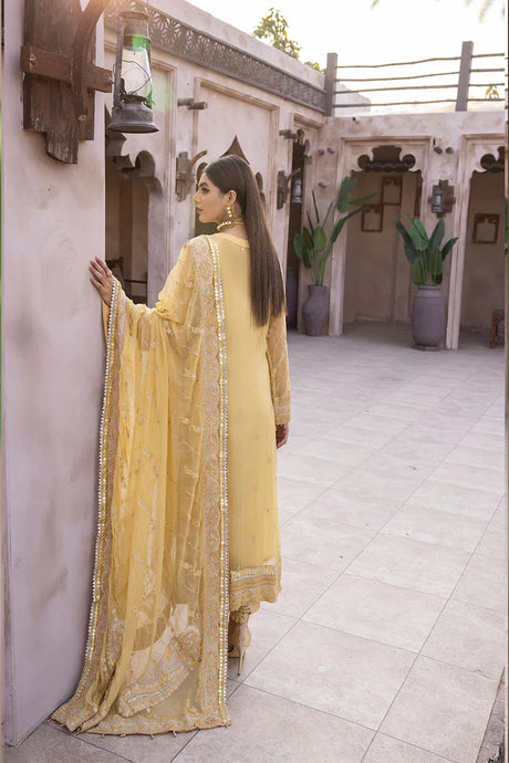 Johra Gold Luxury Chiffon Collection 100% Original