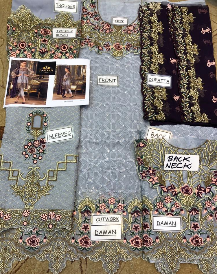 Pakistani Stitched Embroidery Party Wear Dresses Ready To Ship