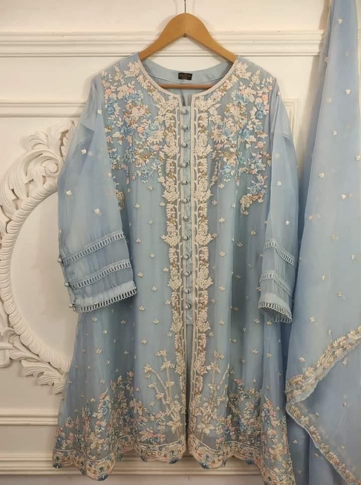 Chiffon 2 Piece Kurti Ready To Ship