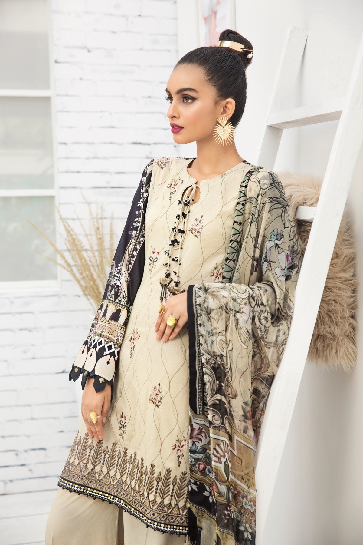 Farasha Embroidered Lawn Collection 2020-100% Original Guarantee