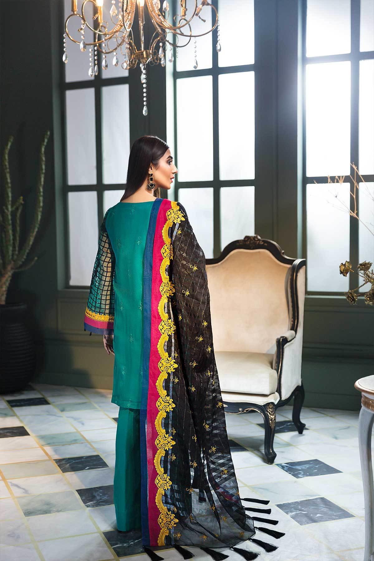 Chimmer by Charizma Embroidered Chiffon-100% Original Guaranteed