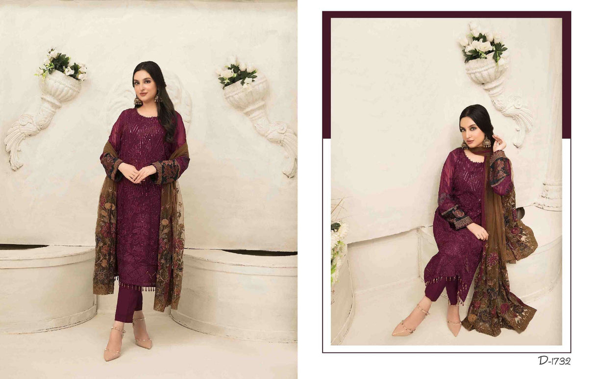 TASAVVUR By Tawakkal Chiffon Embroidered Collection 2021 -100% Original Guaranteed