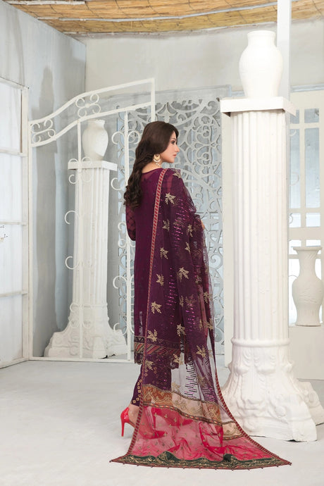 Gulrukh by Tawakkal Chiffon Embroidered Collection–  100% Original Guaranteed