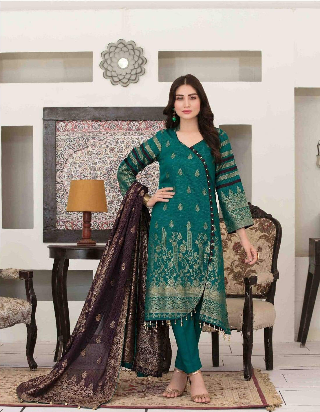 Ezlyn by Tawakkal Embroidered Lawn Collection 2021 -100% Original Guaranteed