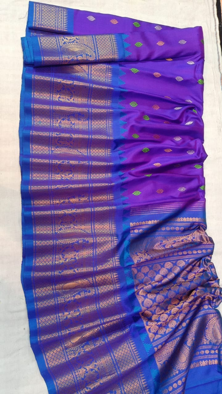 Kanchi boarder Gadwal handloom sarees