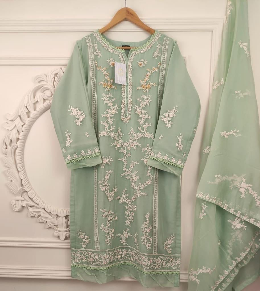 Chiffon 2 Piece Kurti Ready To Ship