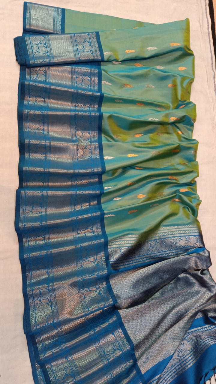 Kanchi boarder Gadwal handloom sarees