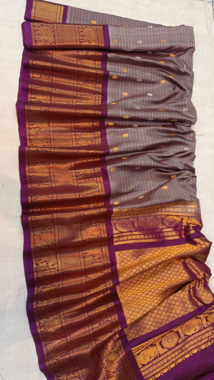 Kanchi boarder Gadwal handloom sarees