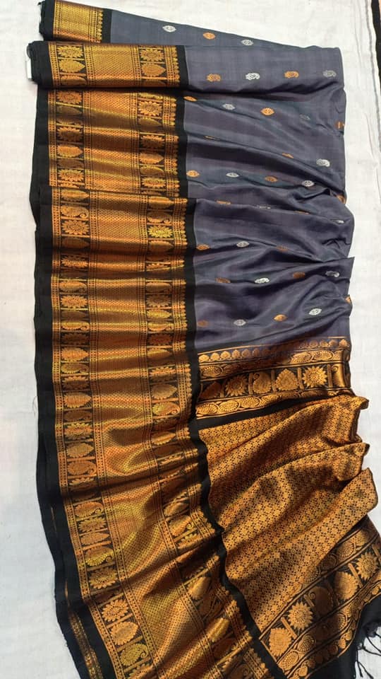 Kanchi boarder Gadwal handloom sarees
