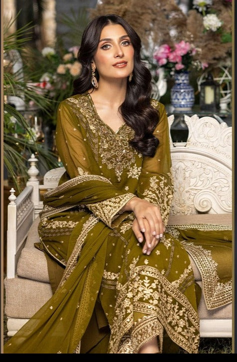 Azure luxury chiffon collection Collection 100% Original