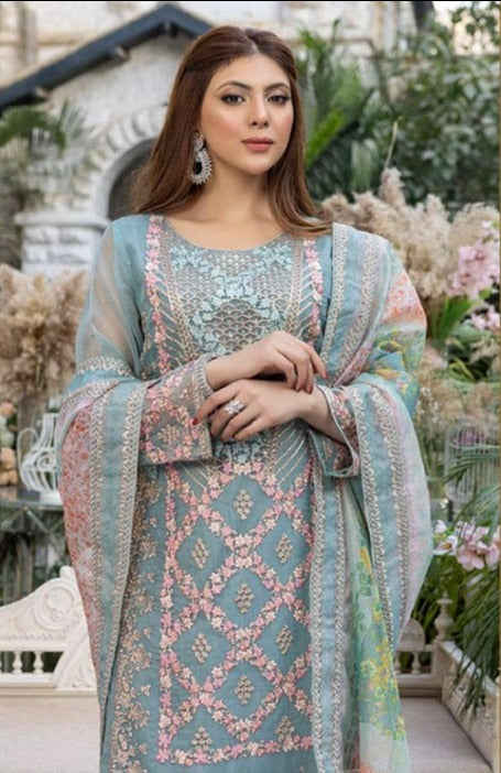 Azure luxury chiffon collection Collection 100% Original