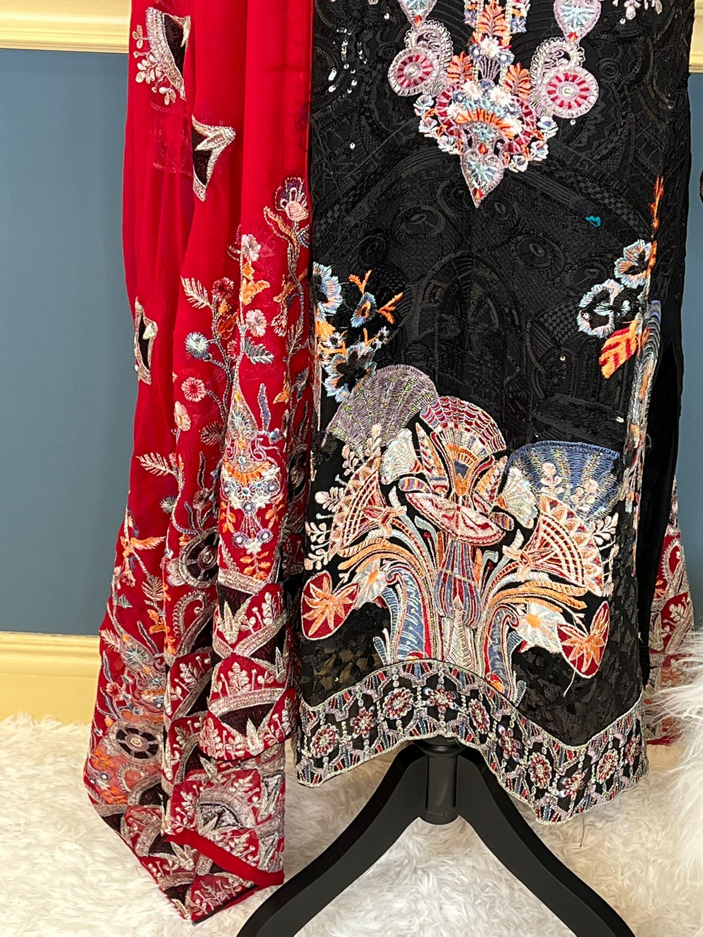 Pakistani Stitched Embroidery Party Wear Dresses Ready To Ship