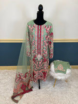 Pakistani Embroidered Party wear  Ready To Ship