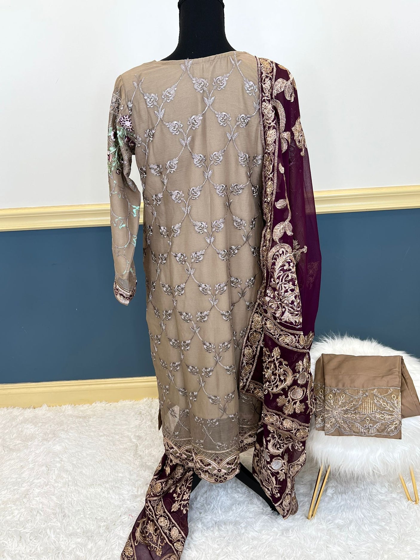 Pakistani Embroidered Party wear  Ready To Ship