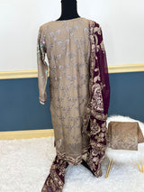 Pakistani Embroidered Party wear  Ready To Ship