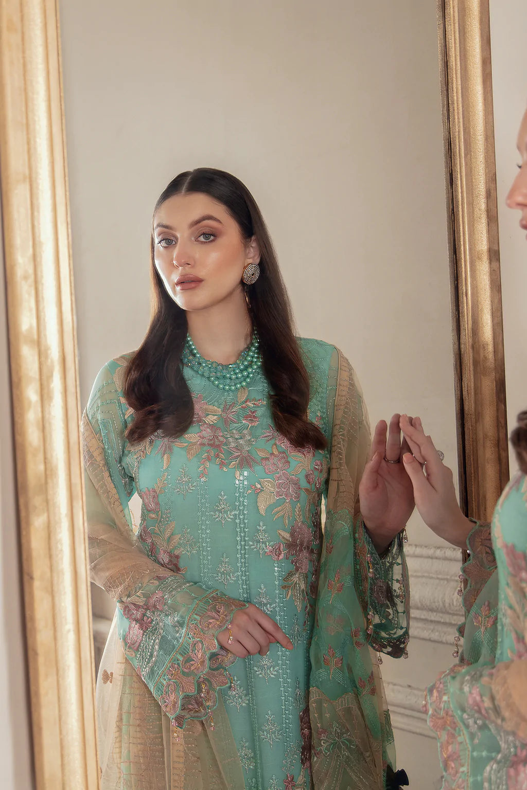 Chevron by Ramsha Luxury Chiffon Embroidered Collection