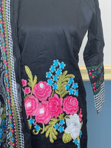 Pakistani Stitched lawn Embroidered Salwar kameez ready to ship