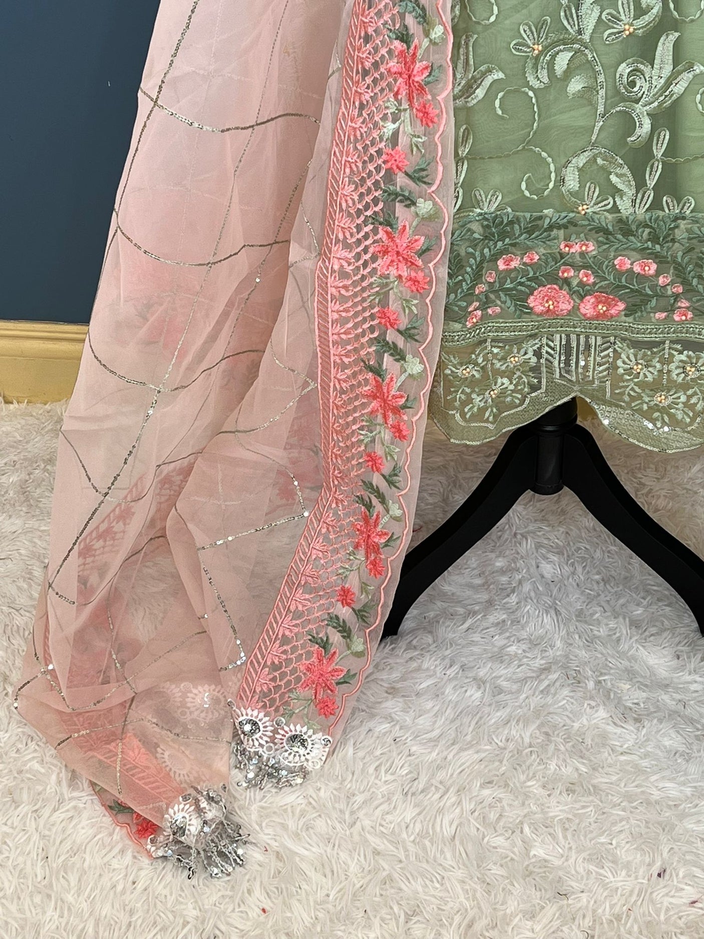 Pakistani Embroidered Party wear  Ready To Ship