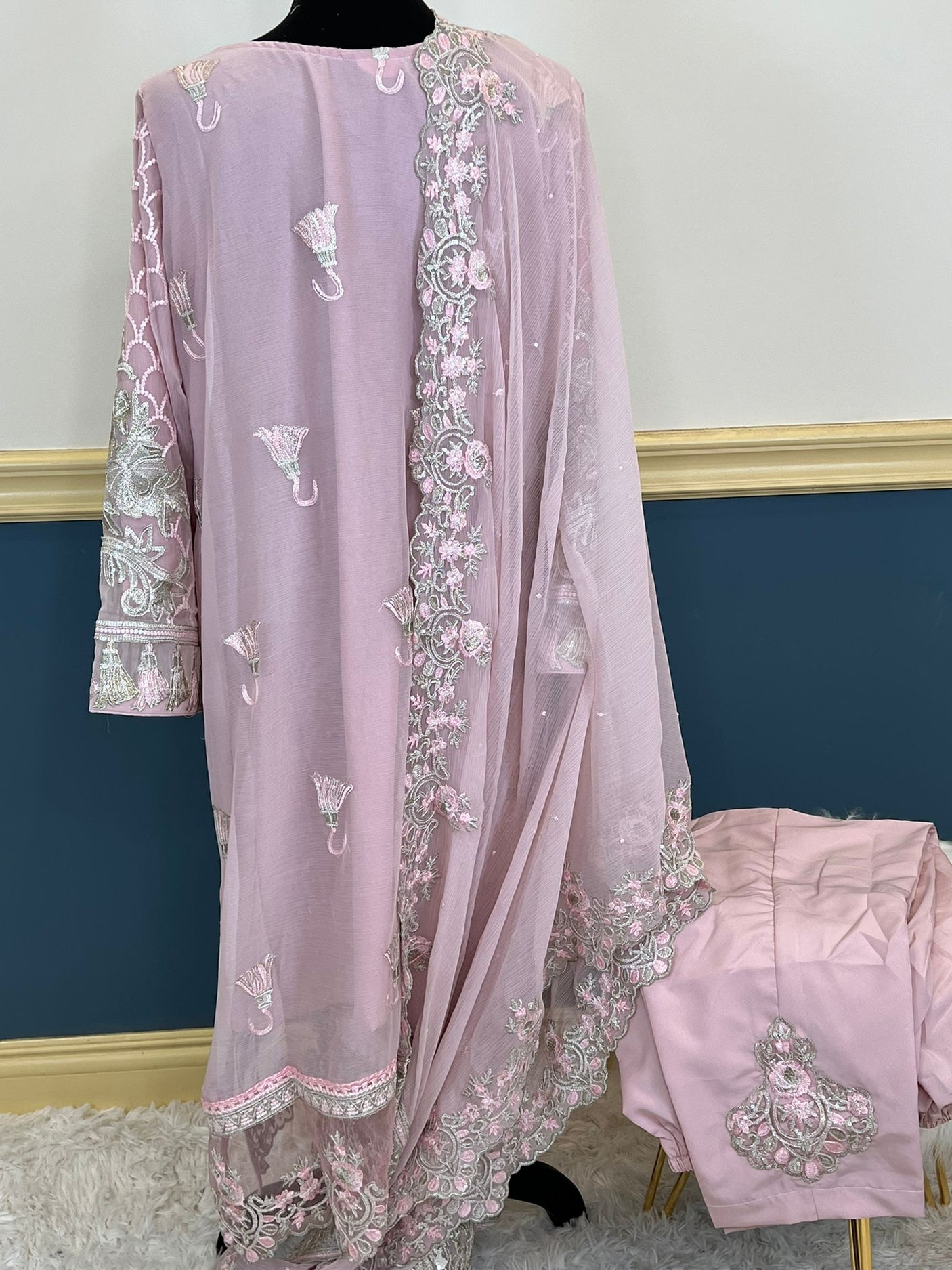 Pakistani Embroidered Party wear  Ready To Ship