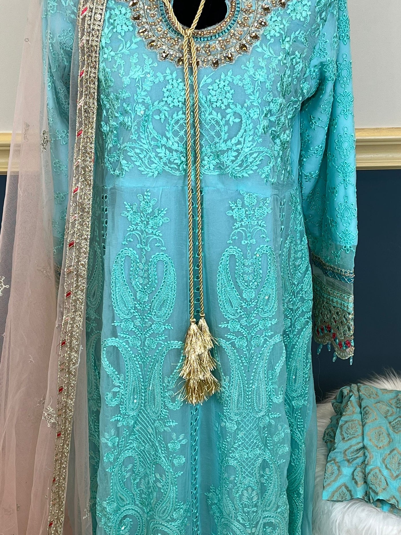 Pakistani Embroidered Party wear  Ready To Ship