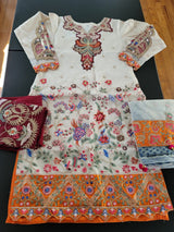 Pakistani Stitched Embroidery Party Wear Dresses Ready To Ship