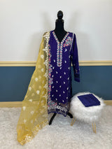 Pakistani Embroidered Party wear  Ready To Ship