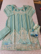 Pakistani Stitched Embroidered luxury lawn Dresses Ready To Ship