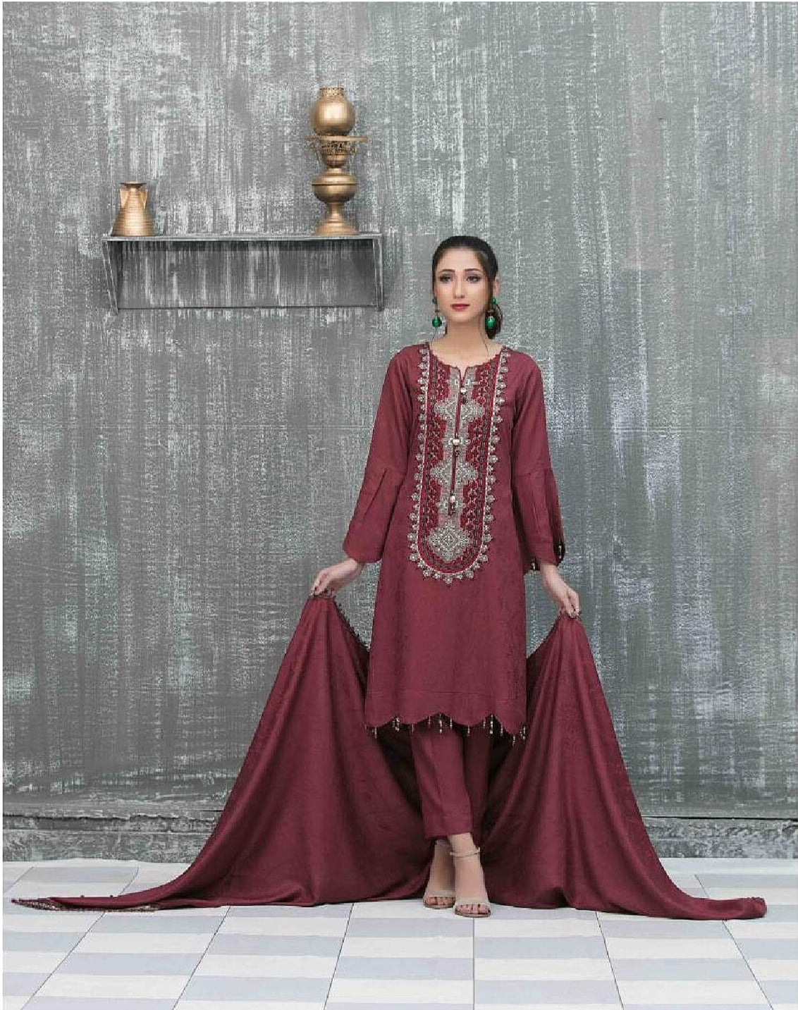 NAAZNIN By Tawakkal Embroidered Lawn Collection -100% Original Guaranteed