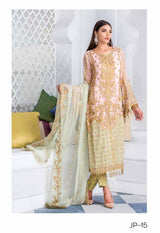 Jannan Final Premium Chiffon Embroidered Collection 2021 -100% Original Guaranteed