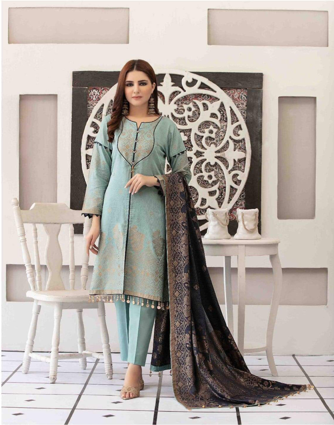 Ezlyn by Tawakkal Embroidered Lawn Collection 2021 -100% Original Guaranteed
