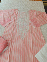 Pakistani stitched  lawn Embroidered Salwar kameez ready to ship