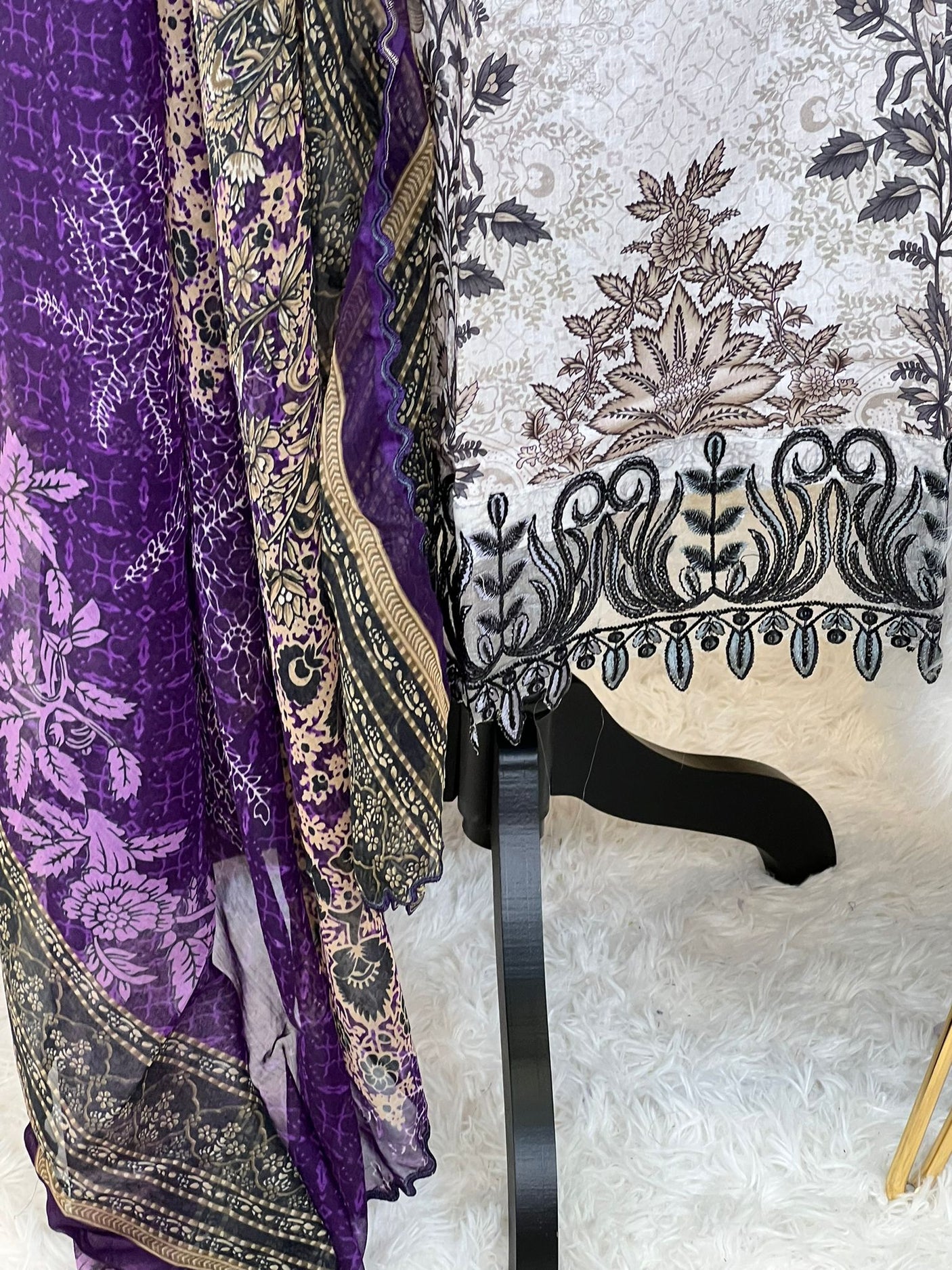 Pakistani Stitched lawn Embroidered Salwar kameez ready to ship