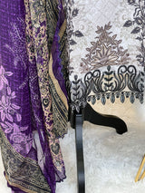 Pakistani Stitched lawn Embroidered Salwar kameez ready to ship